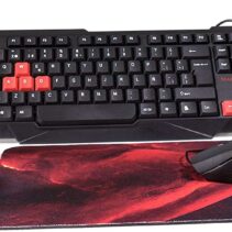 Mars Gaming Pack 4 en 1 USB Teclado Teclas Multimedia