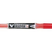 Pilot V-Board Master S Begreen Rotulador para Pizarra Blanca - Punta Redonda 3.5mm - Trazo 1.3mm - 80% Plastico Reciclado - Recargable - Color Rojo