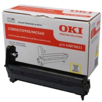 OKI C5850/C5950/MC560 Amarillo Tambor de Imagen Original - 43870021 (Drum)