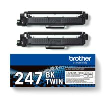 Brother TN247 Negro Pack de 2 Cartuchos de Toner Originales - TN247BKTWIN