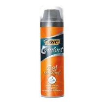 Bic Gel Sensitive Comfort Gel de Afeitar 200ml - Facil de Aplicar - Contiene Aloe Vera