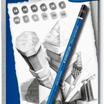 Staedtler Mars Lumograph 100 Pack de 12 Lapices de Grafito - Resistencia a la Rotura - Graduaciones Surtidas