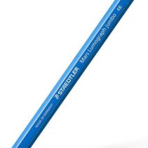 Staedtler Mars Lumograph Jumbo 100J Lapiz de Grafito - Mina 4B - Acabados Metalicos - Diametro Mina 5.3mm - Madera de Bosques Sostenibles