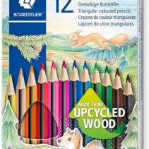 Staedtler Noris Colour 187 Pack de 12 Lapices Triangulares de Colores - Resistencia a la Rotura - Colores Surtidos