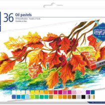 Staedtler Pasteles al Oleo 2420 Pack de 36 Ceras Blandas - Resistencia a la Rotura - Extremadamente Brillantes - Colores Surtidos