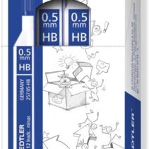 Staedtler Polo 257 Tubo con Minas de Grafito - Graduacion HB - Trazo 0.5mm