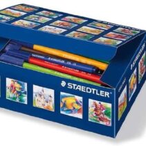 Staedtler Noris 326 Pack de 100 Rotuladores de Punta Fina - Trazo 1mm Aprox - Tinta Base de Agua - Colores Surtidos