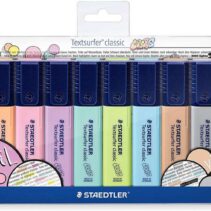 Staedtler Textsurfer Classic 364 Pack de 10 Marcadores Fluorescentes - Secado Rapido - Trazo 1 - 5mm - Colores Surtidos