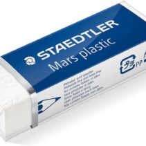 Staedtler Mars Plastic 526 50 Goma de Borrar - Plastico - Alta Precision - Color Blanco