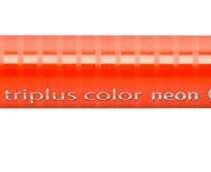 Staedtler Triplus Color 323 Rotulador de Punta Fina - Trazo 1mm Aprox - Tinta Base de Agua - Color Rojo Neon