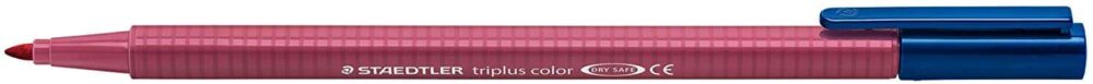 Staedtler Triplus Color 323 Rotulador de Punta Fina - Trazo 1mm Aprox - Tinta Base de Agua - Color Malva