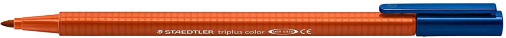 Staedtler Triplus Color 323 Rotulador de Punta Fina - Trazo 1mm Aprox - Tinta Base de Agua - Color Naranja Kalahari