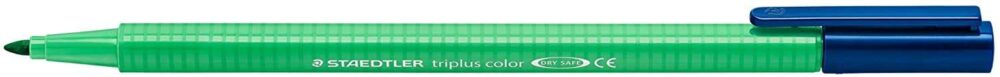 Staedtler Triplus Color 323 Rotulador de Punta Fina - Trazo 1mm Aprox - Tinta Base de Agua - Color Verde Palido