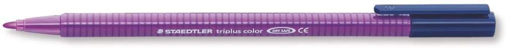 Staedtler Triplus Color 323 Rotulador de Punta Fina - Trazo 1mm Aprox - Tinta Base de Agua - Color Violeta