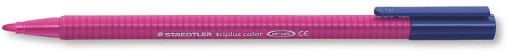 Staedtler Triplus Color 323 Rotulador de Punta Fina - Trazo 1mm Aprox - Tinta Base de Agua - Color Violeta Rojizo