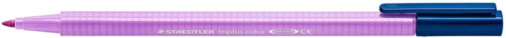 Staedtler Triplus Color 323 Rotulador de Punta Fina - Trazo 1mm Aprox - Tinta Base de Agua - Color Lavanda