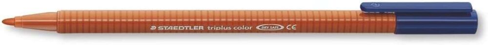 Staedtler Triplus Color 323 Rotulador de Punta Fina - Trazo 1mm Aprox - Tinta Base de Agua - Color Siena Tostada