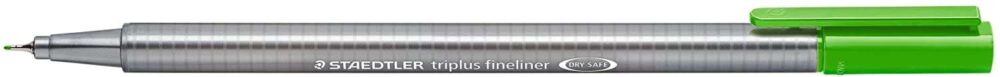 Staedtler Triplus Fineliner 334 Rotulador de Punta Fina - Trazo de 0.3mm - Tinta Base de Agua - Color Verde Claro