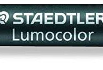 Staedtler Lumocolor 348 Rotulador Permanente de Doble Punta - Secado Rapido - Color Azul