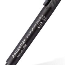 Staedtler Lumocolor 350 Rotulador Permanente - Secado Rapido - Punta 2 - 5 mm Aprox - Color Negro