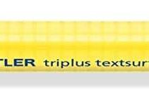 Staedtler Triplus Textsurfer 362 Rotulador Fluorescente - Punta Biselada 1 - 5mm Aprox - Tinta Base de Agua - Color Amarillo Claro