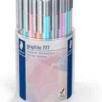 Staedtler Graphite 777 Pack de 36 Portaminas - Trazo 0.5mm - Cuerpo Engomado - Colores Surtidos