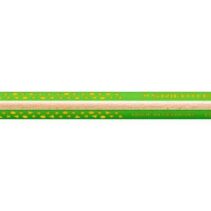 Staedtler Jumbo Noris 128 Lapiz Triangular de Color - Mina de 4mm - Resistencia a la Rotura - Diseño Ergonomico - Color Verde Claro