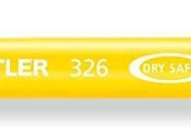 Staedtler Noris 326 Rotulador de Punta Fina - Trazo 1mm Aprox - Tina Base de Agua - Color Amarillo