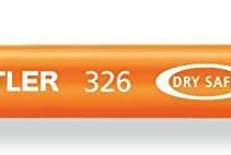 Staedtler Noris 326 Rotulador de Punta Fina - Trazo 1mm Aprox - Tina Base de Agua - Color Naranja