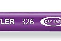 Staedtler Noris 326 Rotulador de Punta Fina - Trazo 1mm Aprox - Tina Base de Agua - Color Violeta