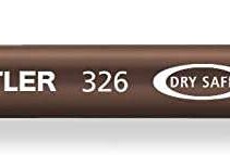 Staedtler Noris 326 Rotulador de Punta Fina - Trazo 1mm Aprox - Tina Base de Agua - Color Pardo Van Dyck