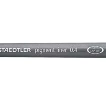 Staedtler Pigment Liner 308 Rotulador Calibrado - Trazo 0.4mm - Secado Rapido - Color Negro