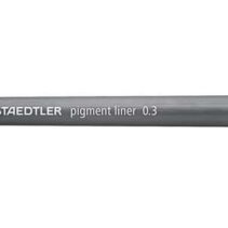 Staedtler Pigment Liner 308 Rotulador Calibrado - Trazo 0.3mm - Secado Rapido - Color Gris