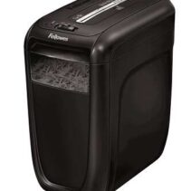 Fellowes 60Cs Destructora de Papel Manual Corte en Particulas P-4 - Destruye hasta 10 Hojas - Capacidad de la Papelera 22L - Destruye Grapas