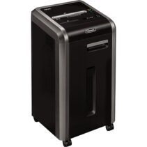 Fellowes 225Mi Destructora de Papel Manual Corte en Microparticulas P-5 - Destruye hasta 18 Hojas - Capacidad de la Papelera 60L - Color Negro