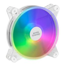 Mars Gaming Ventilador 120mm - Iluminacion RGB - Velocidad Max. 1100rpm