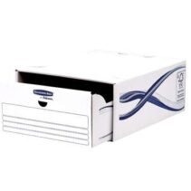 Fellowes Bankers Box Basic Pack de 5 Cajones Archivadores - Carton Reciclado Certificacion FSC