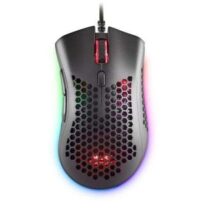 Mars Gaming MMEX Raton Gaming USB 32000dpi - Carcasa de Panel Perforado - 7 Botones Programables - Iluminacion RGB Chroma - Uso Diestro - Cable de 1.70m