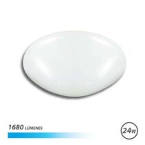 Elbat Aplique Ovalado de Techo LED 24W 1680lm - 6500K Luz Fria - Diametro 35cm