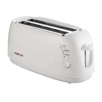 Muvip Tostadora de Pan 1300W - Capacidad para 4 Rebanadas - 6 Niveles de Tostado - Funcion Calentar