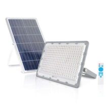 Elbat Foco Solar Led 200W - 3600LM - Luz Fria 6500K - Autonomia hasta 2 Dias - Control Remoto - IP67