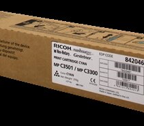 Ricoh Aficio MP-C2800/MP-C3300/MP-C3001/MP-C3501 Cyan Cartucho de Toner Original - 841127/842046/841427