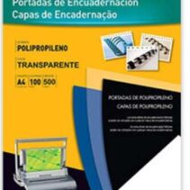 Fellowes Pack de 100 Portadas de Polipropileno A4 - 500 Micras - Acabado de Calidad - Color Transparente