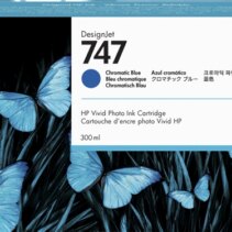 HP 747 Azul Cartucho de Tinta Original - P2V85A