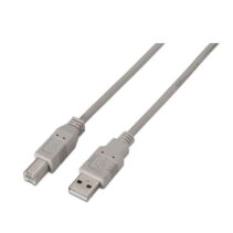 Aisens Cable USB 2.0 Impresora - Tipo A Macho a Tipo B Macho - 1.8m - Color Beige