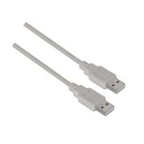 Aisens Cable USB 2.0 - Tipo A Macho a A Macho - 1.0m - Color Beige