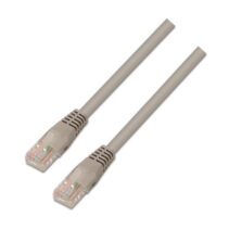 Aisens Cable de Red Latiguillo RJ45 Cat.6 UTP AWG24 - 0.5m - 10/100/1000 Mbit/s - Color Gris