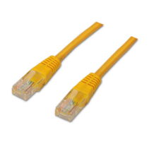 Aisens Cable de Red Latiguillo RJ45 Cat.6 UTP AWG24 - 0.5m - 10/100/1000 Mbit/s - Color Amarillo