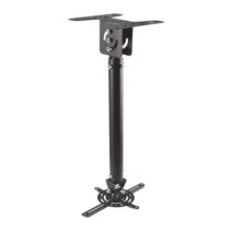 Aisens Soporte de Techo Universal Profesional Giratorio - Inclinable y Extensible para Proyector - Color Negro