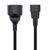 Aisens Cable Alimentacion 16A - C14/M A CEE7/H - 25cm - Color Negro